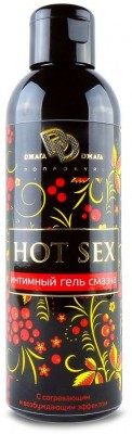 Согревающий и возбуждающий интимный гель-смазка HOT SEX - 200 мл.