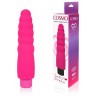 Розовый силиконовый вибратор Cosmo - 15 см.