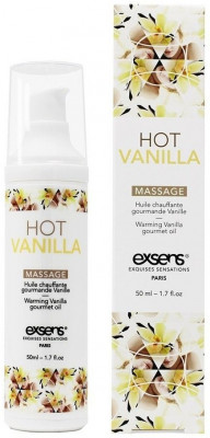Разогревающее массажное масло с ароматом ванили Gourmet Hot Vanilla - 50 мл.