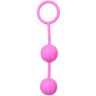 Розовые вагинальные шарики с ребрышками Roze Love Balls
