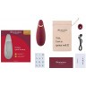 Бордовый клиторальный стимулятор Womanizer Premium 2