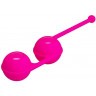 Ярко-розовые вагинальные шарики Kegel Tighten Up III