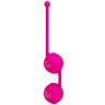 Ярко-розовые вагинальные шарики Kegel Tighten Up III