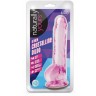 Розовый фаллоимитатор 8 Inch Crystalline Dildo - 19,5 см.
