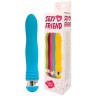 Голубой эргономичный вибратор Sexy Friend - 17,5 см.