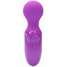 Фиолетовый мини-вибратор с шаровидной головкой Mini Stick