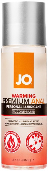 Анальный согревающий лубрикант на силиконовой основе JO Anal Premium Warming - 60 мл.