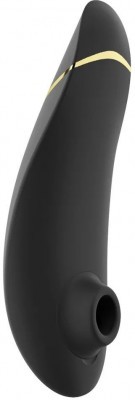 Черный клиторальный стимулятор Womanizer Premium 2