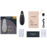 Черный клиторальный стимулятор Womanizer Premium 2