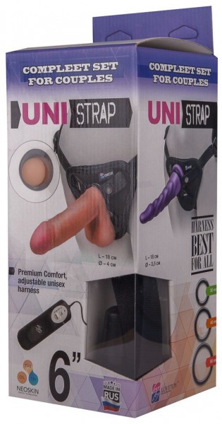 Вибрострапон с двумя насадками UniStrap - 18 и 18 см.