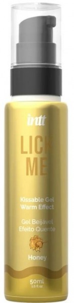 Гель Lick Me с согревающим эффектом и ароматом мёда - 50 мл.