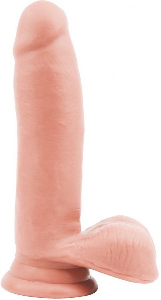 Телесный фаллоимитатор-реалистик Dual Density Dildo - 17,5 см.