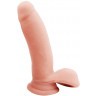 Телесный фаллоимитатор-реалистик Dual Density Dildo - 17,5 см.