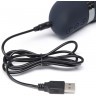 Тёмно-синий вибратор Oh My USB Rechargeable Rabbit Vibrator - 25,4 см.