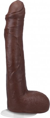 Коричневый фаллоимитатор-гигант Anton Harden 11 inch ULTRASKYN Cock - 29,2 см.