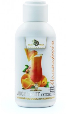 Интимный гель на водной основе JUICY FRUIT с ароматом фруктов - 100 мл.