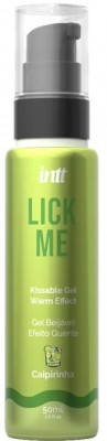 Гель Lick Me с согревающим эффектом и ароматом кайпиринья - 50 мл.