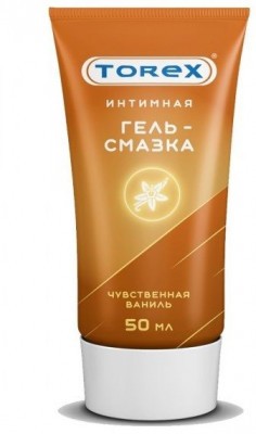 Смазка на водной основе TOREX  Чувственная ваниль  - 50 мл.