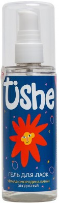  Съедобный лубрикант на водной основе Tishe с ароматом черной смородины и банана - 125 мл.