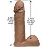 Насадка-мулат для трусиков Vac-U-Lock 6  ULTRASKYN Cock - 17,3 см.