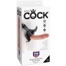 Страпон Harness со съемной телесной насадкой King Cock 9 - 22,9 см.