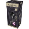 Серебристая анальная втулка с розовым кристаллом Mini Metal Butt Plug Size S - 7 см.