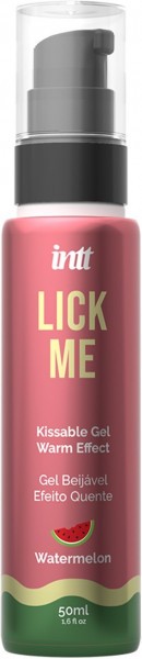 Гель Lick Me с согревающим эффектом и ароматом арбуза - 50 мл.