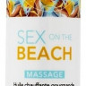 Разогревающее массажное масло с тропическим ароматом Gourmet Sex On The Beach - 50 мл.