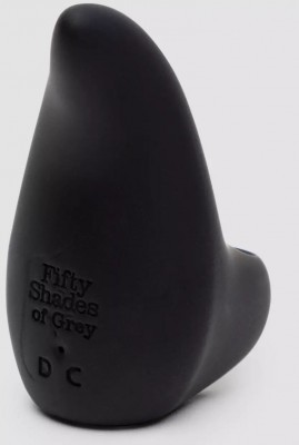 Черный вибратор на палец Sensation Rechargeable Finger Vibrator