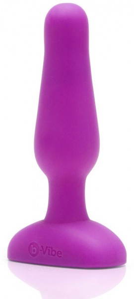 Анальная вибропробка NOVICE REMOTE CONTROL PLUG FUCHSIA - 10,2 см.