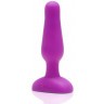 Анальная вибропробка NOVICE REMOTE CONTROL PLUG FUCHSIA - 10,2 см.
