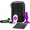 Анальная вибропробка NOVICE REMOTE CONTROL PLUG FUCHSIA - 10,2 см.