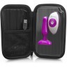 Анальная вибропробка NOVICE REMOTE CONTROL PLUG FUCHSIA - 10,2 см.