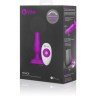 Анальная вибропробка NOVICE REMOTE CONTROL PLUG FUCHSIA - 10,2 см.