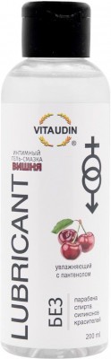 Интимный гель-смазка на водной основе VITA UDIN с ароматом вишни - 200 мл.