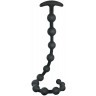 Черные анальные бусы Anal beads - 50 см.
