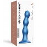 Голубая насадка Strap-On-Me Dildo Plug Balls size L