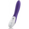 Фиолетовый вибратор Mystim Elegant Eric - 27 см.