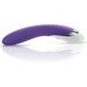 Фиолетовый вибратор Mystim Elegant Eric - 27 см.