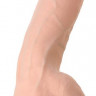 Телесный фаллоимитатор  RealStick Elite DILDO Marc - 24 см.