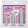 Набор прозрачных анальных фаллоимитаторов Crystal Jellies Anal Starter Kit