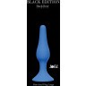 Синяя анальная пробка Slim Anal Plug Large - 12,5 см.