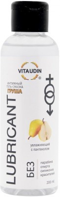 Интимный гель-смазка на водной основе VITA UDIN с ароматом груши - 200 мл.
