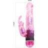Розовый вибратор-кролик Lovers - 17,5 см.