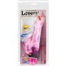 Розовый вибратор-кролик Lovers - 17,5 см.