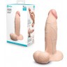Телесный анальный фаллоимитатор Slipskin 8’’ Girthy - 20,3 см.