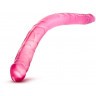 Розовый двусторонний фаллоимитатор B Yours 16  Double Dildo - 40,6 см.