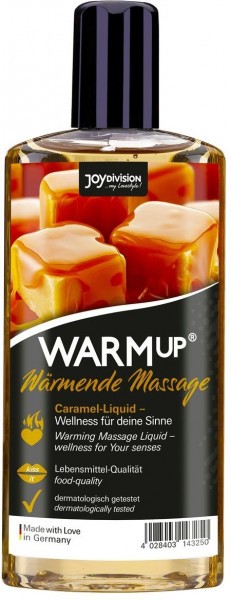 Разогревающее масло WARMup Caramel - 150 мл.