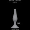 Светло-серая анальная пробка Slim Anal Plug Large - 12,5 см.