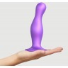Фиолетовая насадка Strap-On-Me Dildo Plug Curvy size L